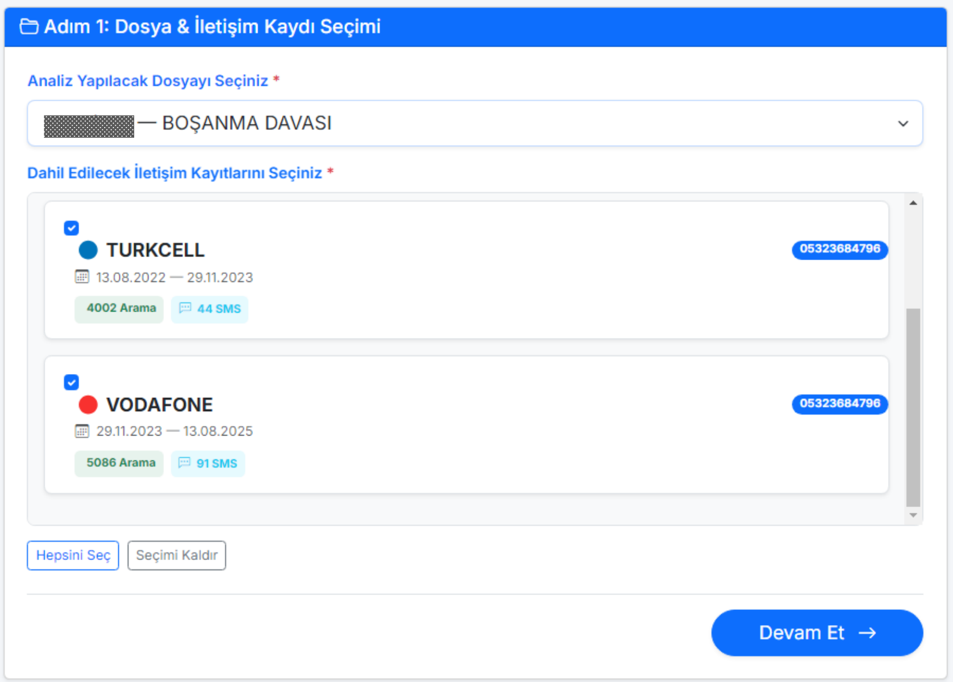 Hukuk Mahkemeleri Bilirkişi Raporu Hazırlama Arayüzü